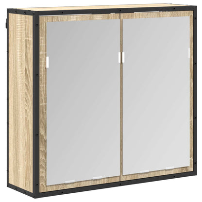 vidaXL Bathroom Furniture Set with Drawer Sonoma Oak Engineered Wood