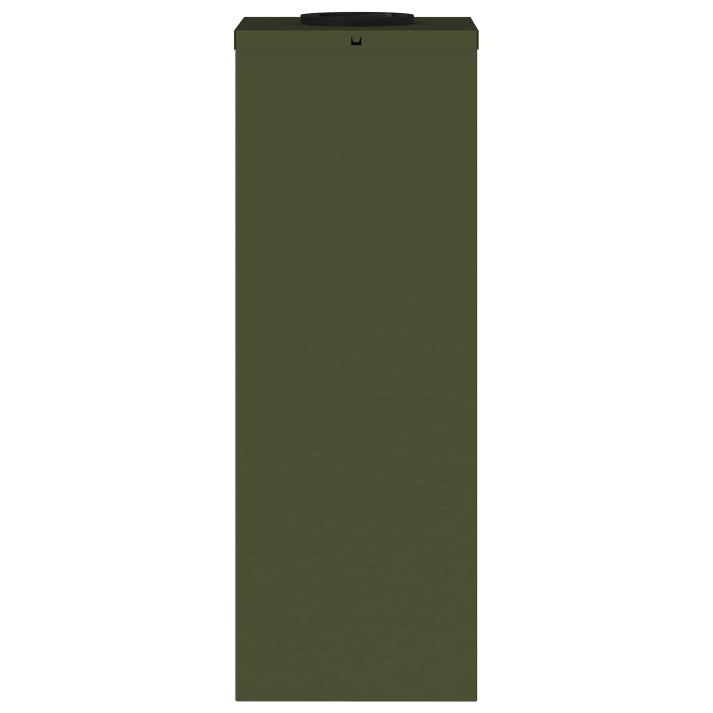 vidaXL Solar Led Pathway Light 2 pcs Olive Green Cold Rolled Steel