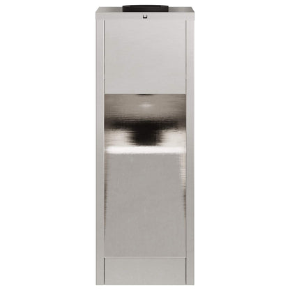 vidaXL Solar Led Pathway Light 2 pcs Silver Stainless Steel