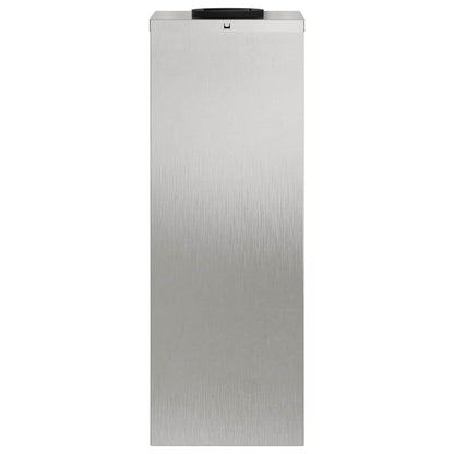 vidaXL Solar Led Pathway Light 2 pcs Silver Stainless Steel