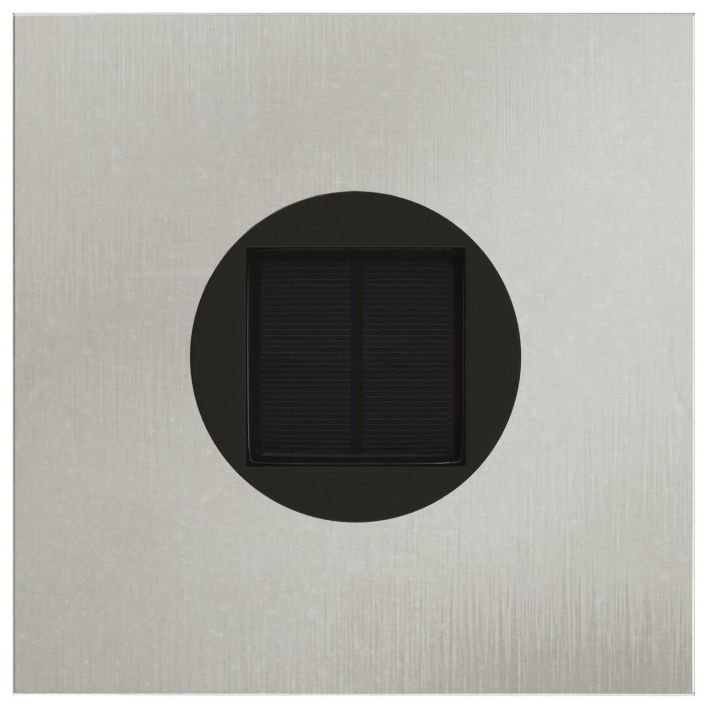 vidaXL Solar Led Pathway Light 2 pcs Silver Stainless Steel