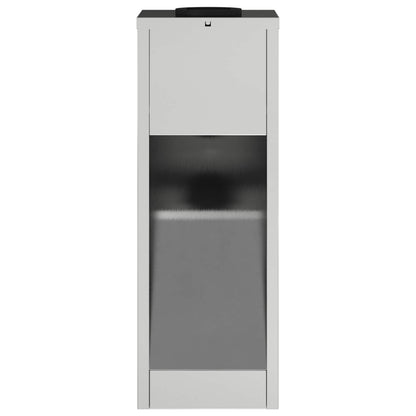 vidaXL Solar Led Pathway Light 2 pcs Silver Galvanized
