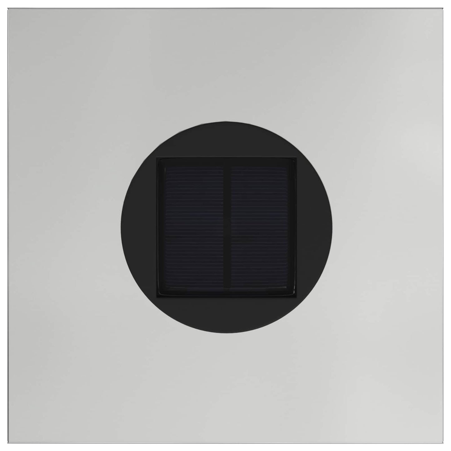 vidaXL Solar Led Pathway Light 2 pcs Silver Galvanized