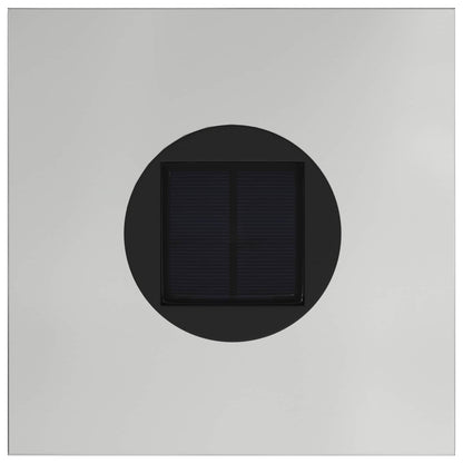 vidaXL Solar Led Pathway Light 2 pcs Silver Galvanized