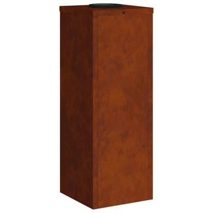 vidaXL Solar Led Pathway Light 2 pcs Bronze Weathering Steel
