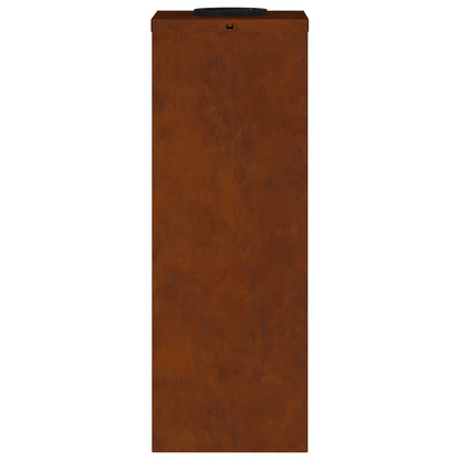 vidaXL Solar Led Pathway Light 2 pcs Bronze Weathering Steel