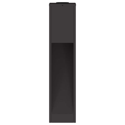 vidaXL Solar Led Pathway Light 2 pcs Black Cold Rolled Steel