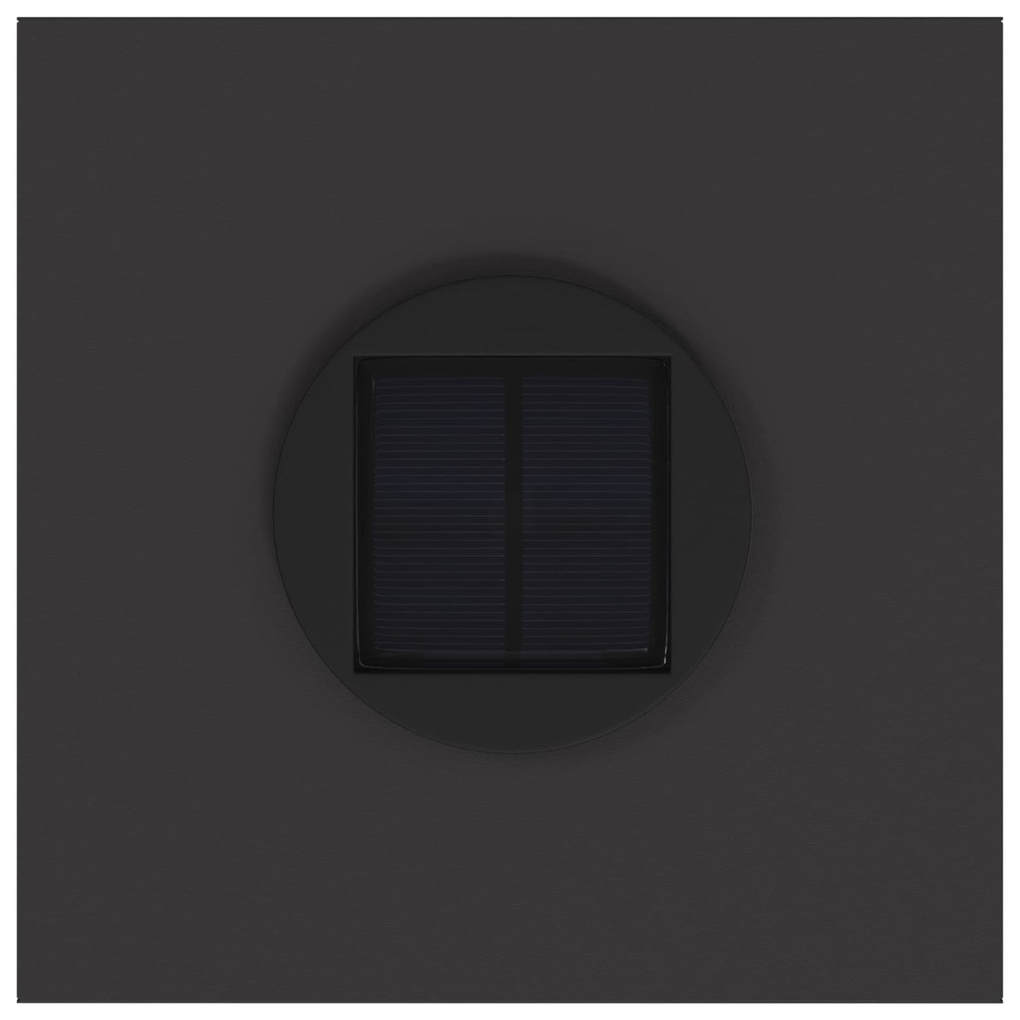 vidaXL Solar Led Pathway Light 2 pcs Black Cold Rolled Steel