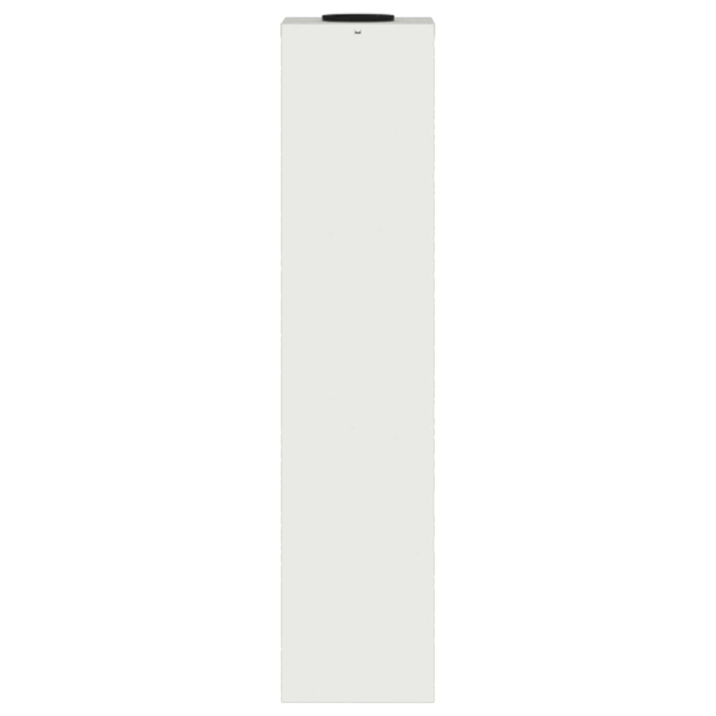 vidaXL Solar Led Pathway Light 2 pcs White Cold Rolled Steel