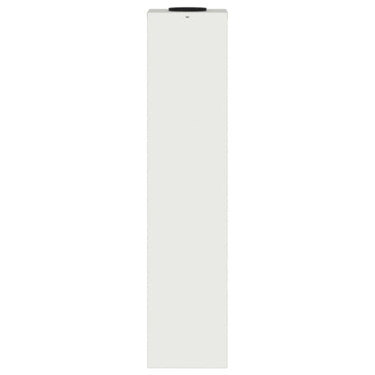 vidaXL Solar Led Pathway Light 2 pcs White Cold Rolled Steel