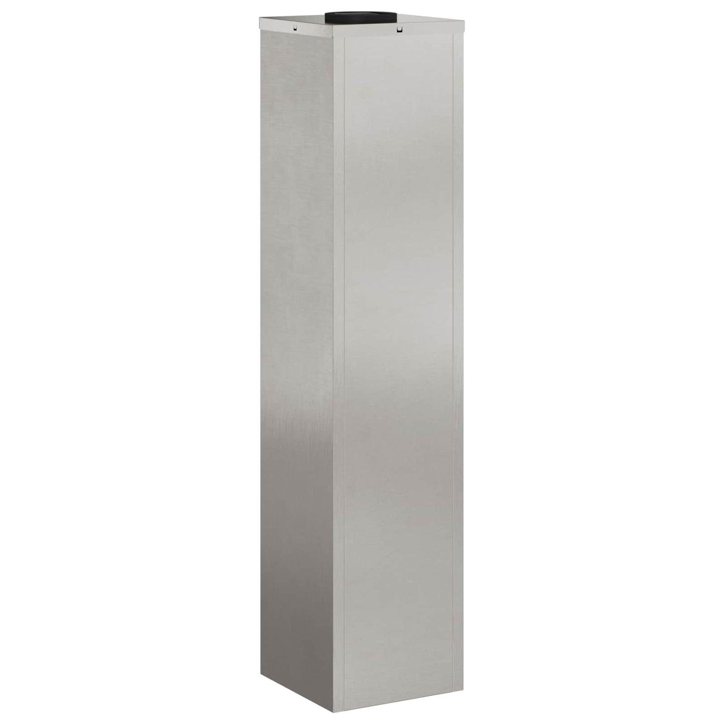 vidaXL Solar Led Pathway Light 2 pcs Silver Stainless Steel