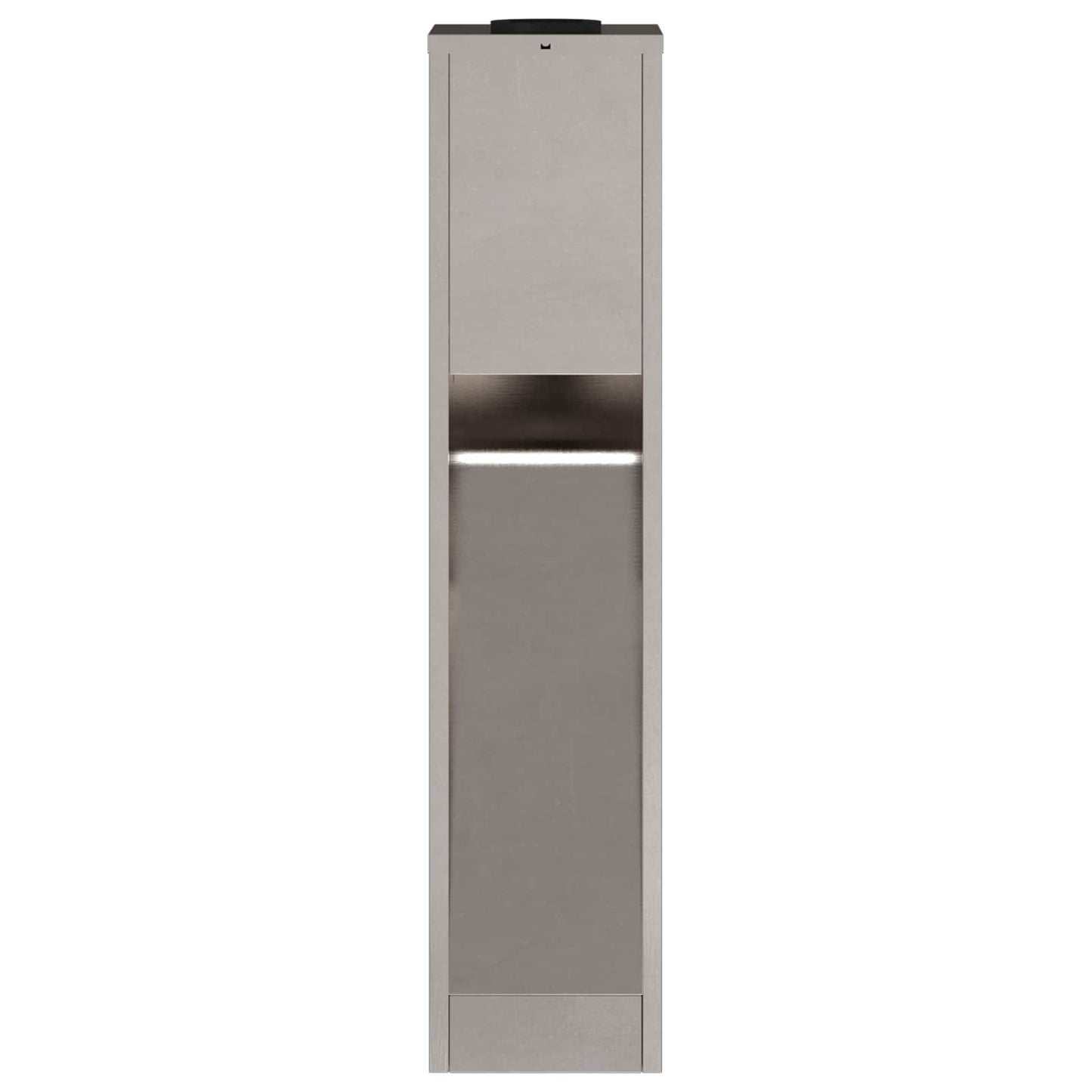 vidaXL Solar Led Pathway Light 2 pcs Silver Stainless Steel
