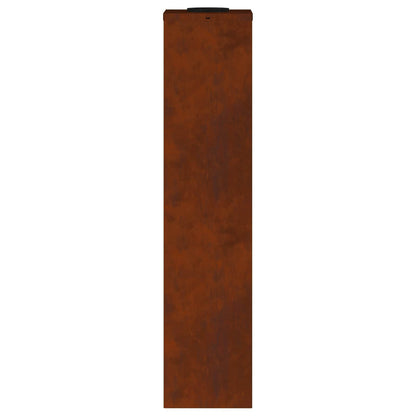 vidaXL Solar Led Pathway Light 2 pcs Bronze Weathering Steel