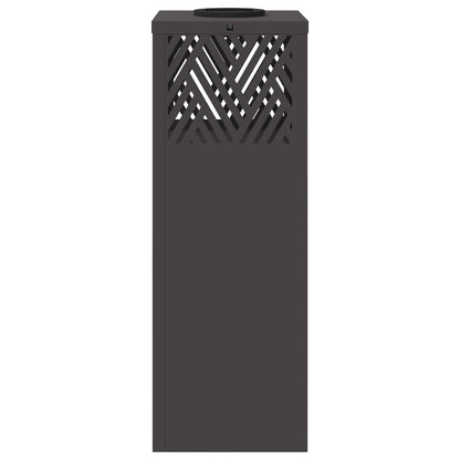 vidaXL Solar LED Pathway Light 2 pcs Black Cold Rolled Steel
