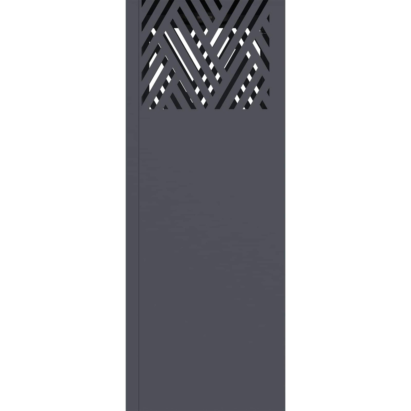 vidaXL Solar LED Pathway Light 2 pcs Anthracite Cold Rolled Steel