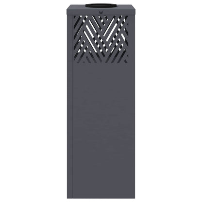 vidaXL Solar LED Pathway Light 2 pcs Anthracite Cold Rolled Steel