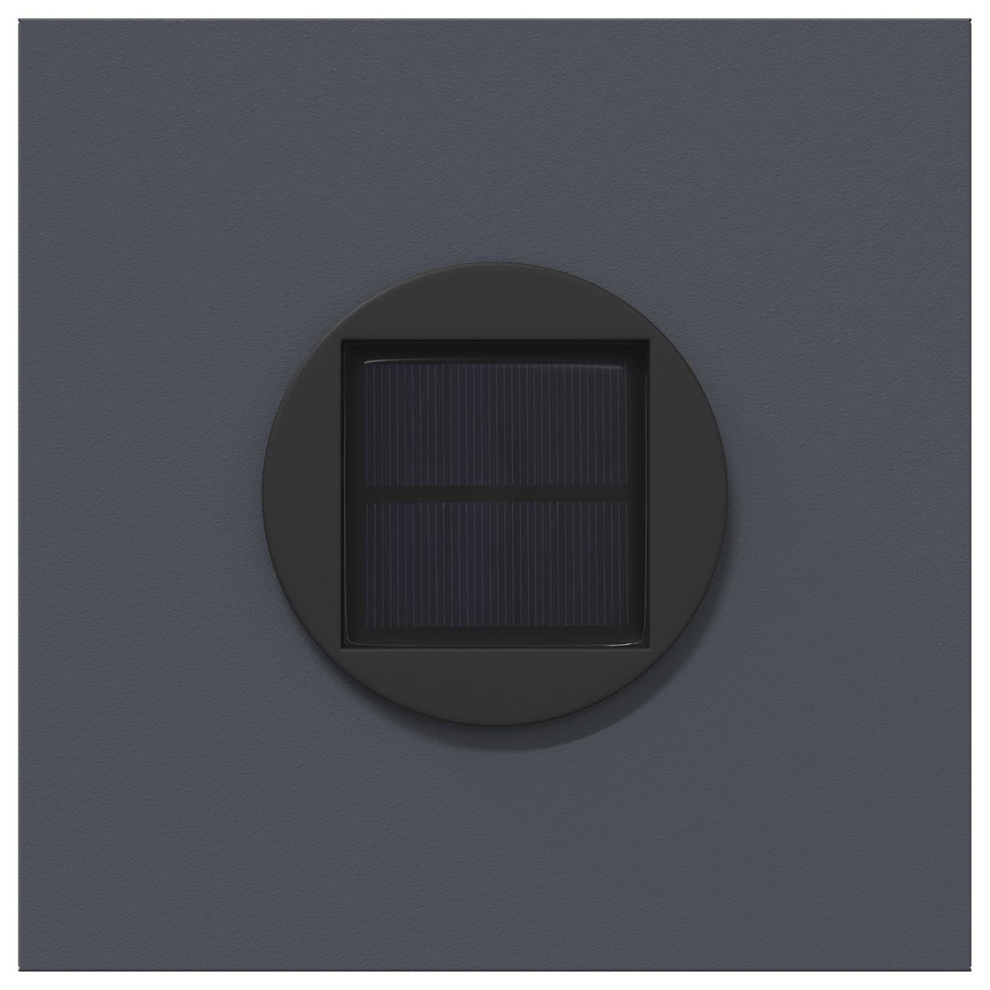 vidaXL Solar LED Pathway Light 2 pcs Anthracite Cold Rolled Steel