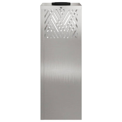 vidaXL Solar LED Pathway Light 2 pcs Silver Stainless Steel