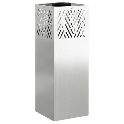 vidaXL Solar LED Pathway Light 2 pcs Silver Galvanized