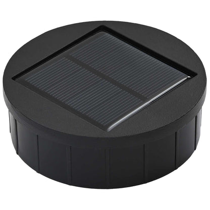 vidaXL Solar LED Pathway Light 2 pcs Bronze Weathering Steel