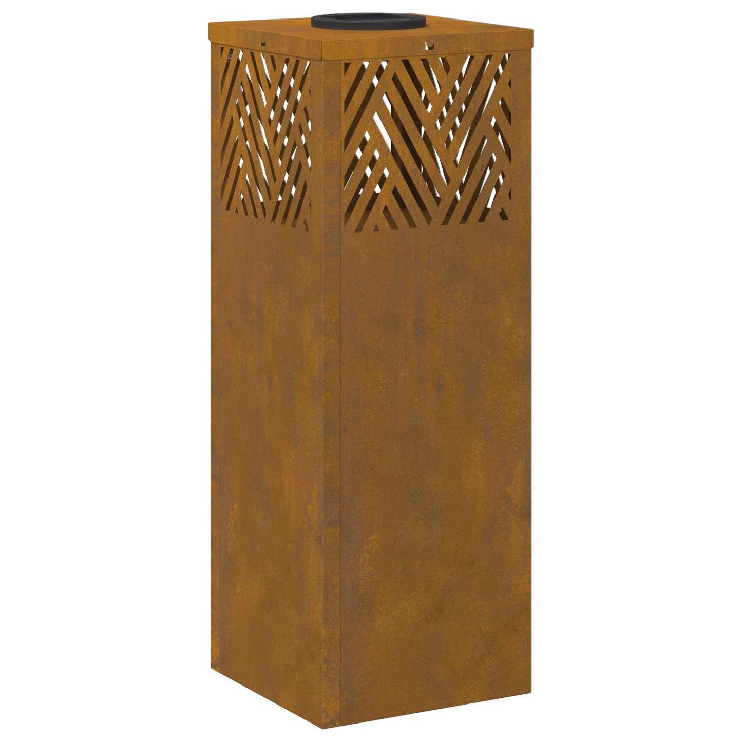 vidaXL Solar LED Pathway Light 2 pcs Bronze Weathering Steel