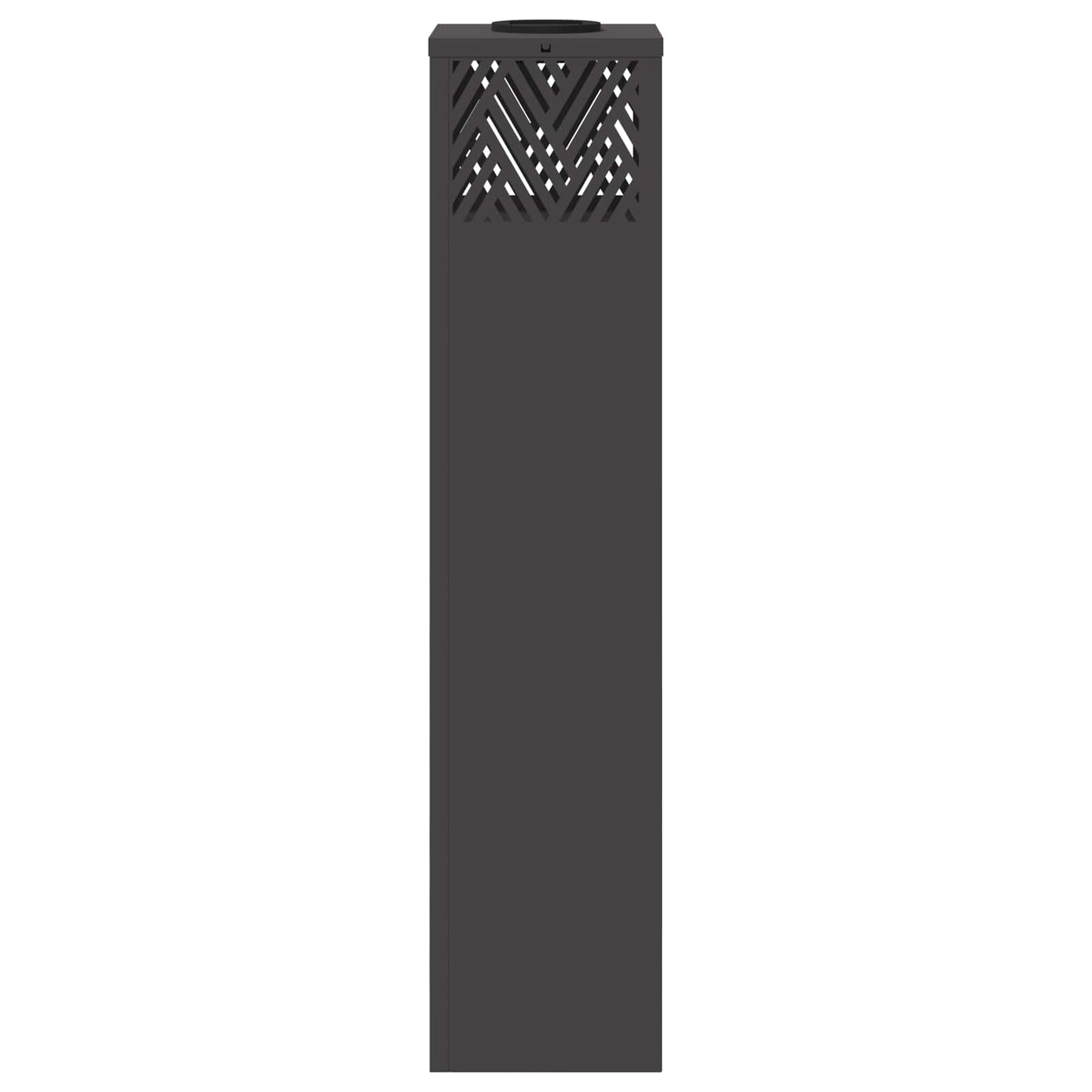 vidaXL Solar LED Pathway Light 2 pcs Black Cold Rolled Steel