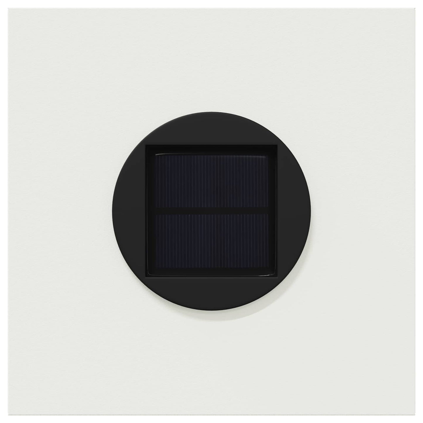 vidaXL Solar LED Pathway Light 2 pcs White Cold Rolled Steel