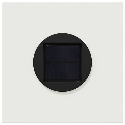 vidaXL Solar LED Pathway Light 2 pcs White Cold Rolled Steel