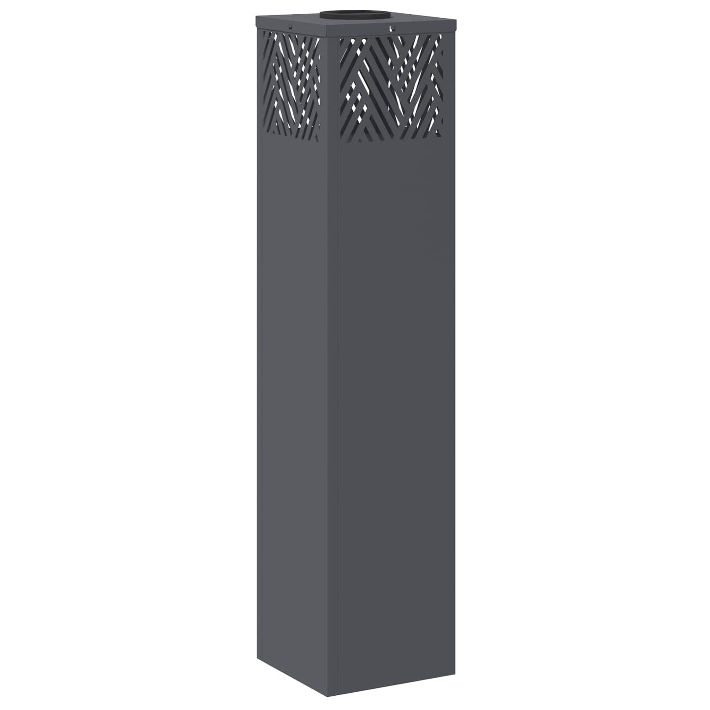 vidaXL Solar LED Pathway Light 2 pcs Anthracite Cold Rolled Steel