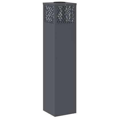 vidaXL Solar LED Pathway Light 2 pcs Anthracite Cold Rolled Steel