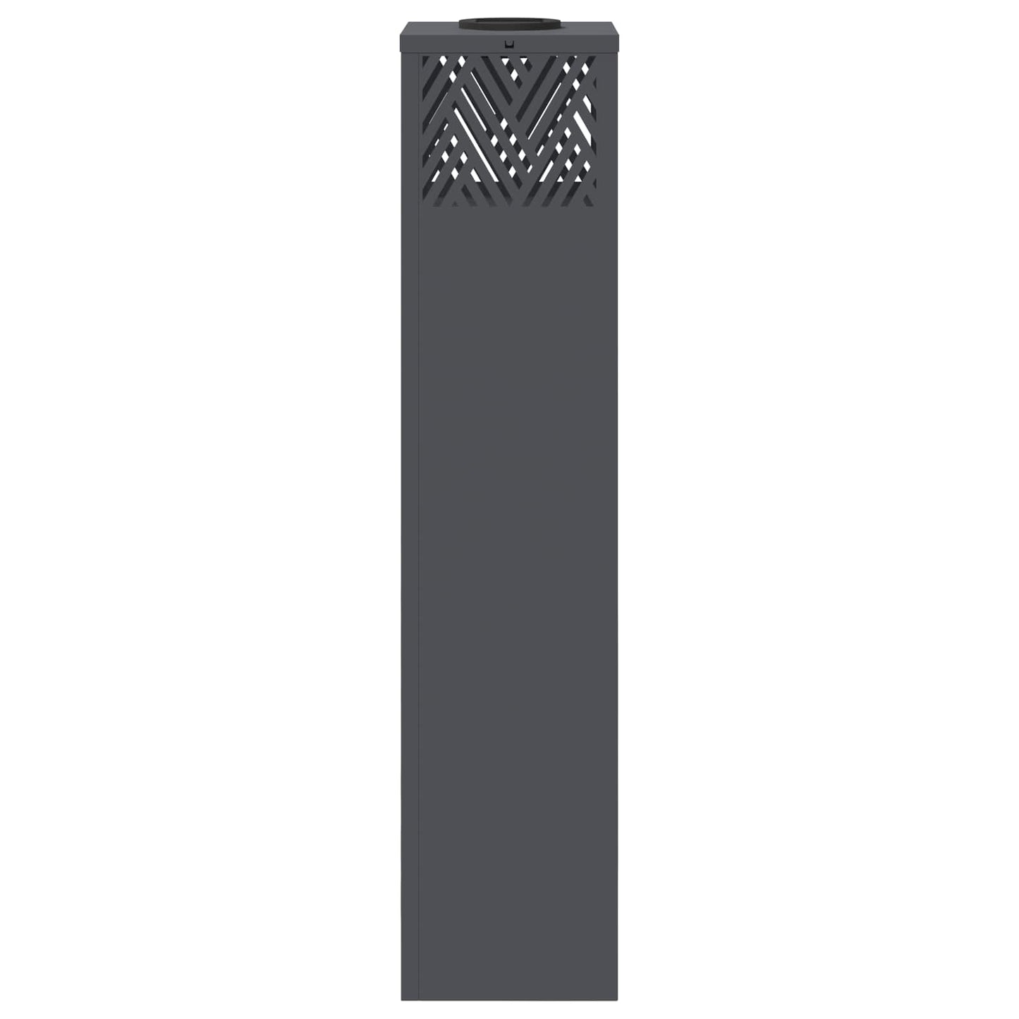 vidaXL Solar LED Pathway Light 2 pcs Anthracite Cold Rolled Steel