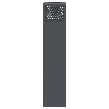 vidaXL Solar LED Pathway Light 2 pcs Anthracite Cold Rolled Steel
