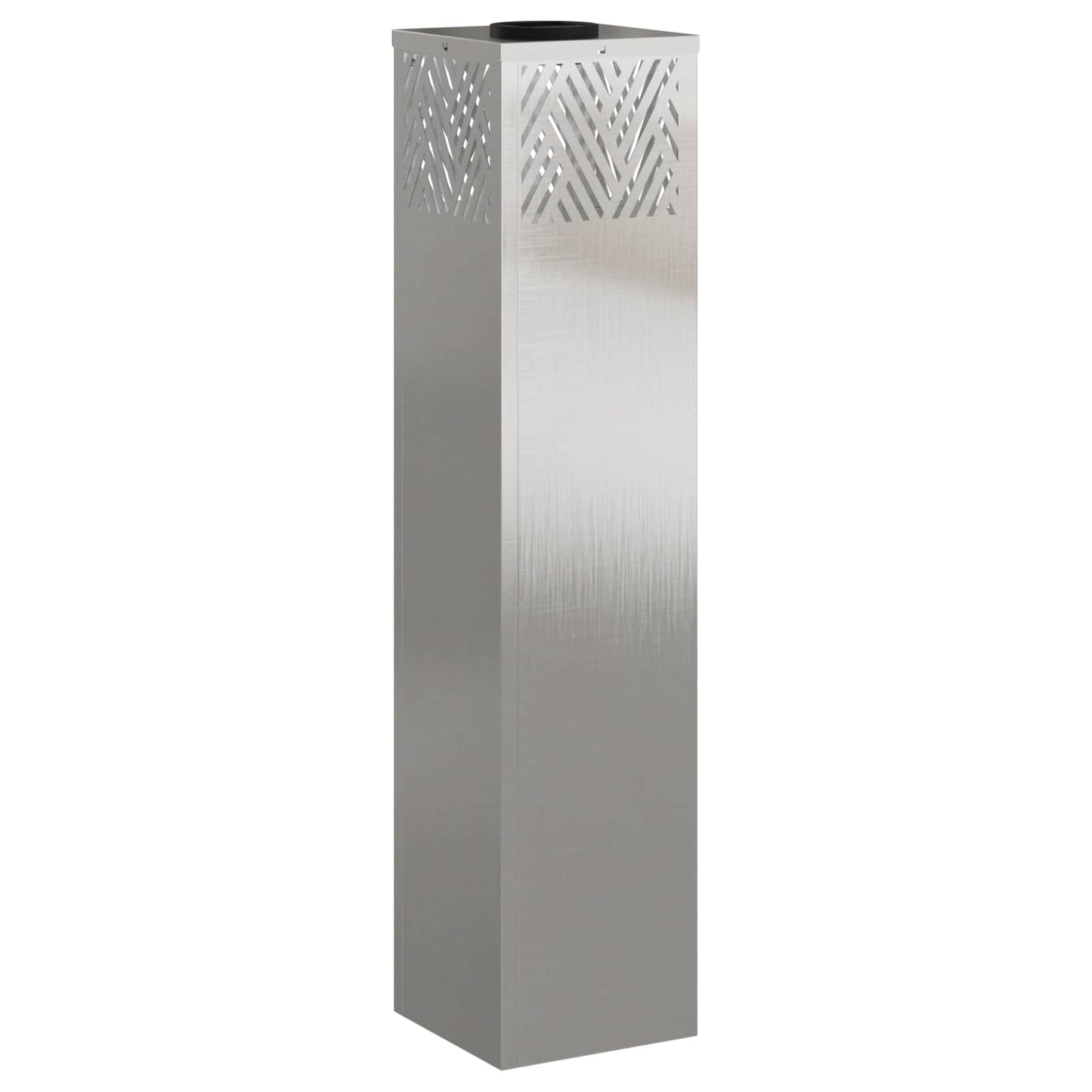 vidaXL Solar LED Pathway Light 2 pcs Silver Stainless Steel