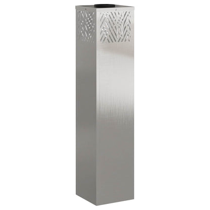 vidaXL Solar LED Pathway Light 2 pcs Silver Stainless Steel
