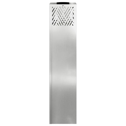 vidaXL Solar LED Pathway Light 2 pcs Silver Galvanized