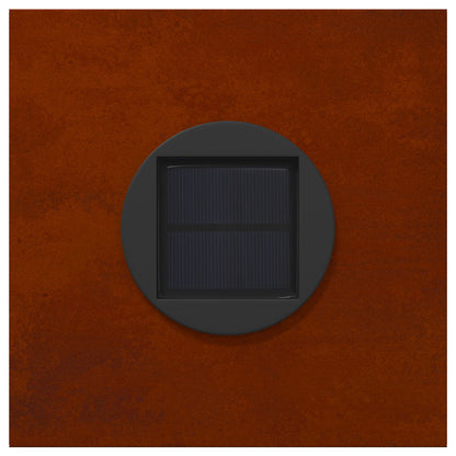 vidaXL Solar LED Pathway Light 2 pcs Bronze Weathering Steel