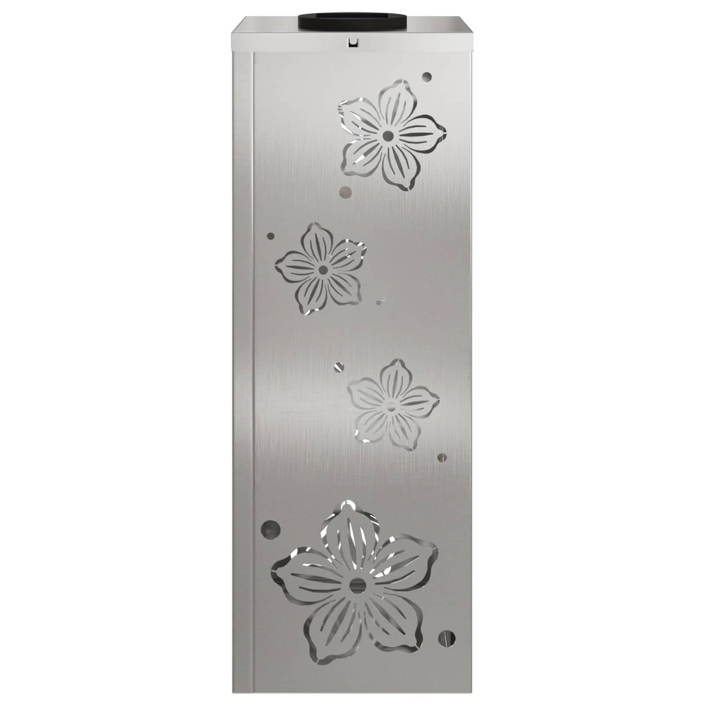 vidaXL Solar LED Pathway Light 2 pcs Silver Stainless Steel