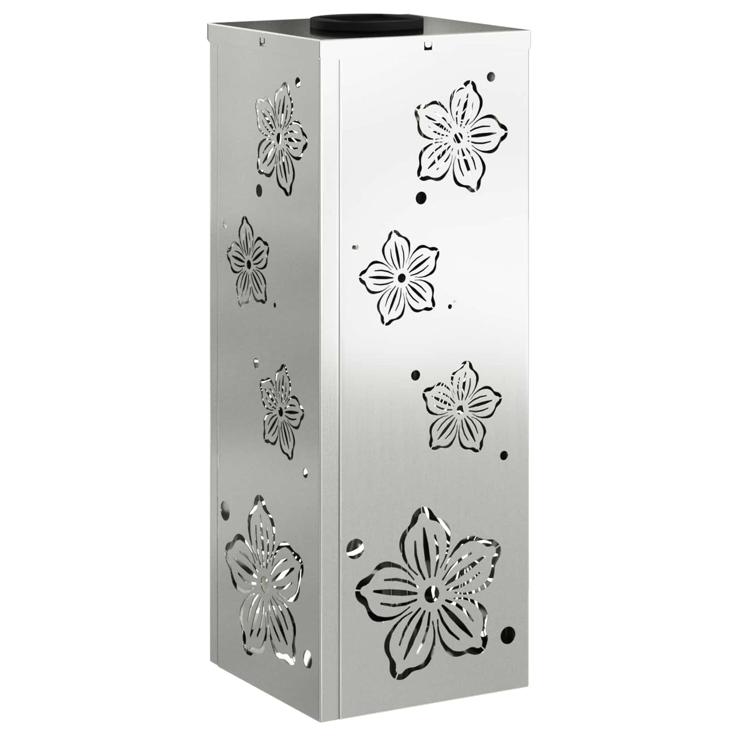 vidaXL Solar LED Pathway Light 2 pcs Silver Galvanized Steel