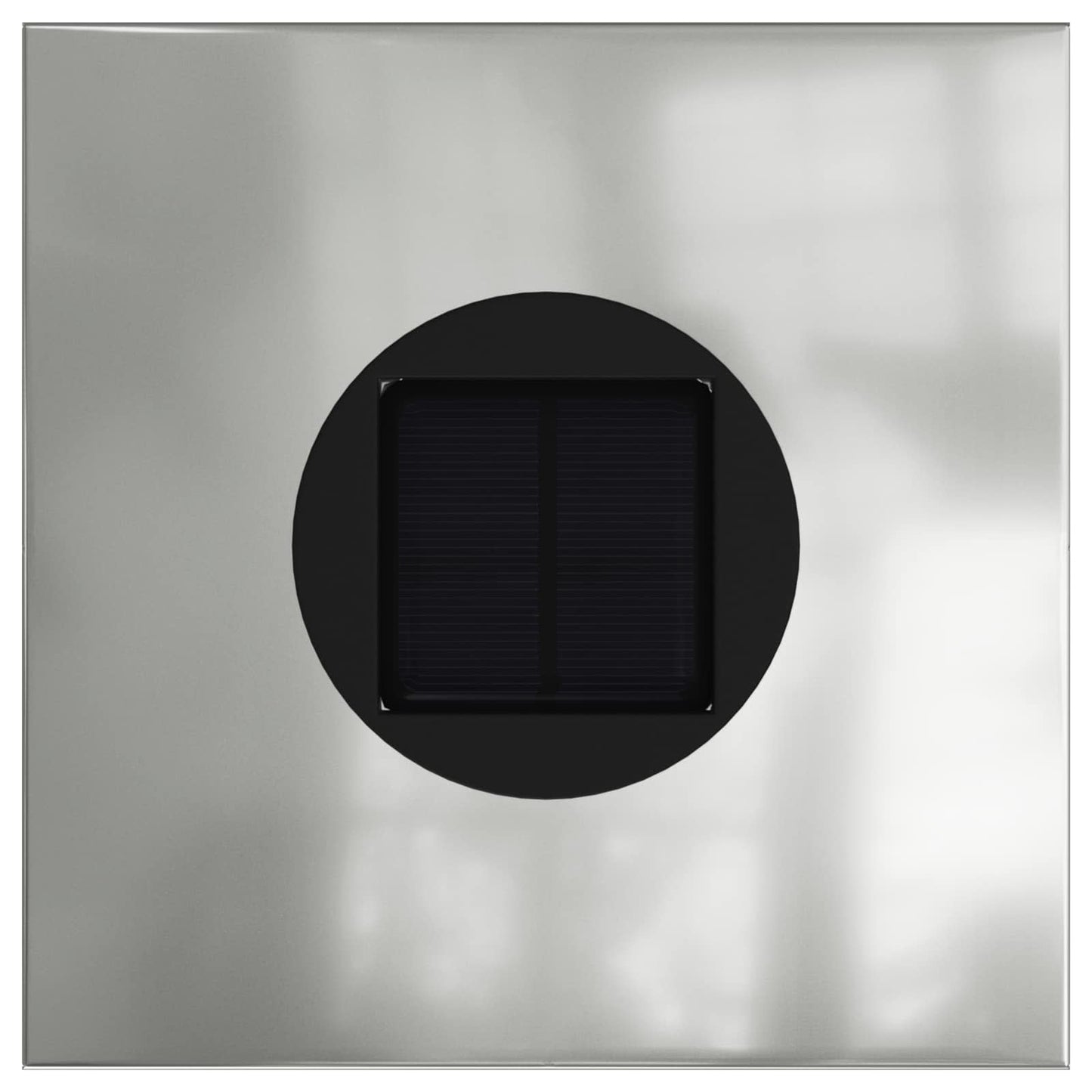 vidaXL Solar LED Pathway Light 2 pcs Silver Galvanized Steel