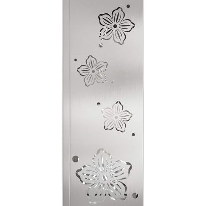vidaXL Solar LED Pathway Light 2 pcs Silver Stainless Steel