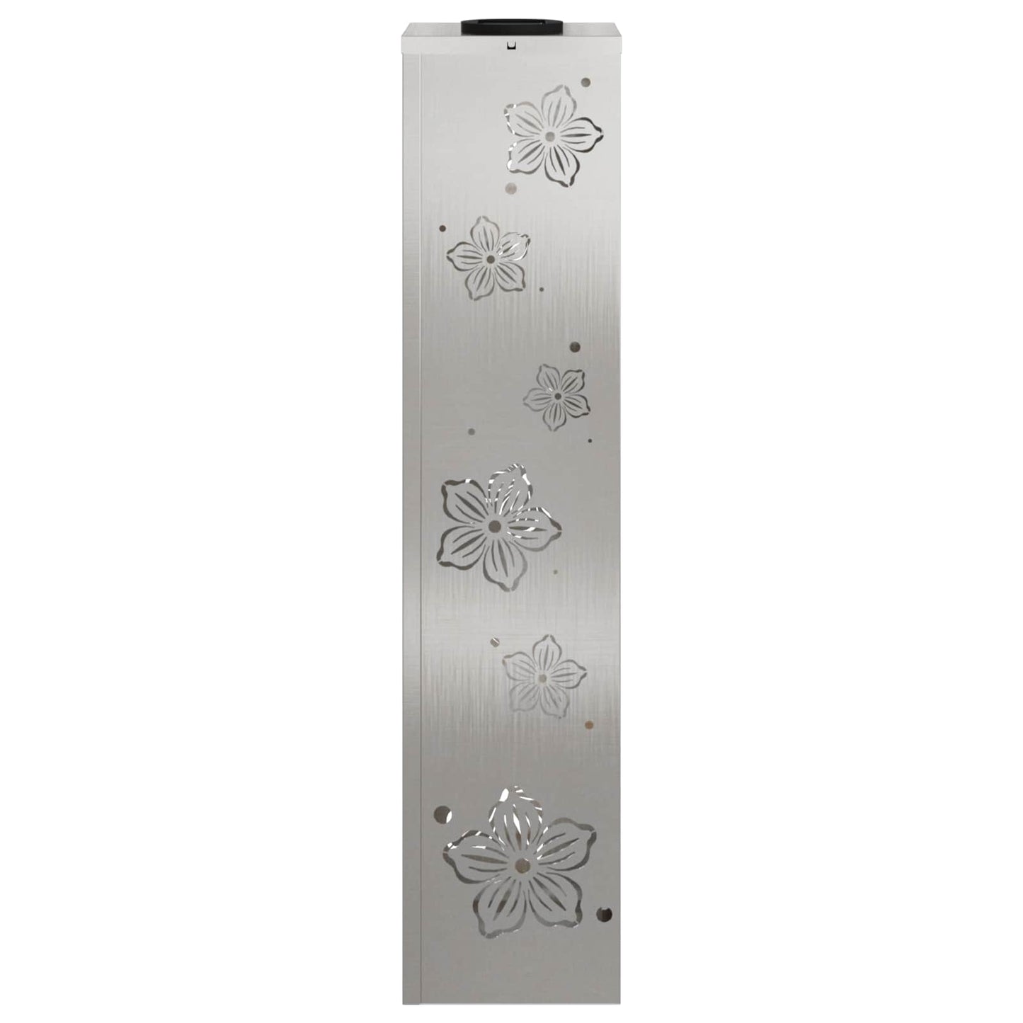 vidaXL Solar LED Pathway Light 2 pcs Silver Stainless Steel