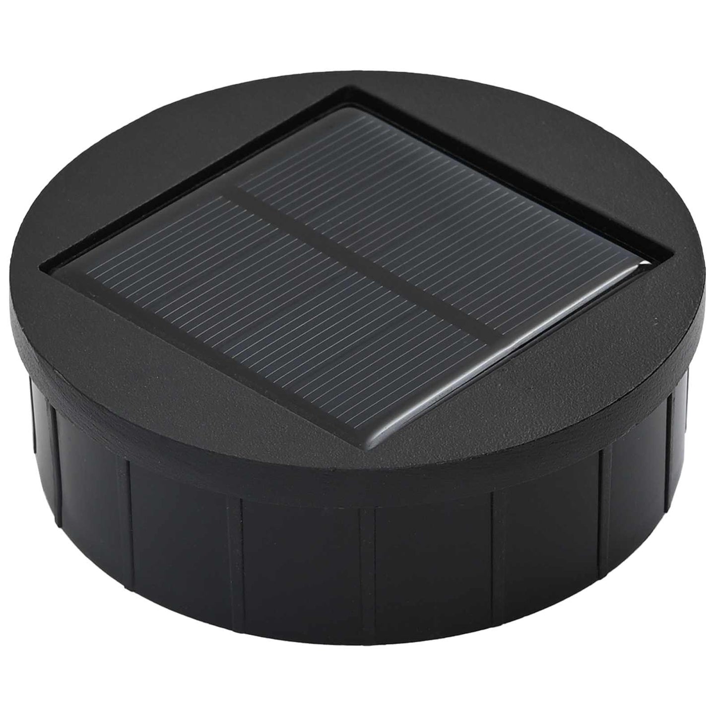 vidaXL Solar LED Pathway Light 2 pcs Black Cold Rolled Steel