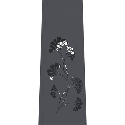 vidaXL Solar LED Pathway Light 2 pcs Anthracite Cold Rolled Steel