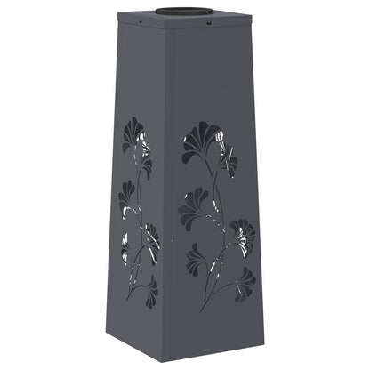 vidaXL Solar LED Pathway Light 2 pcs Anthracite Cold Rolled Steel