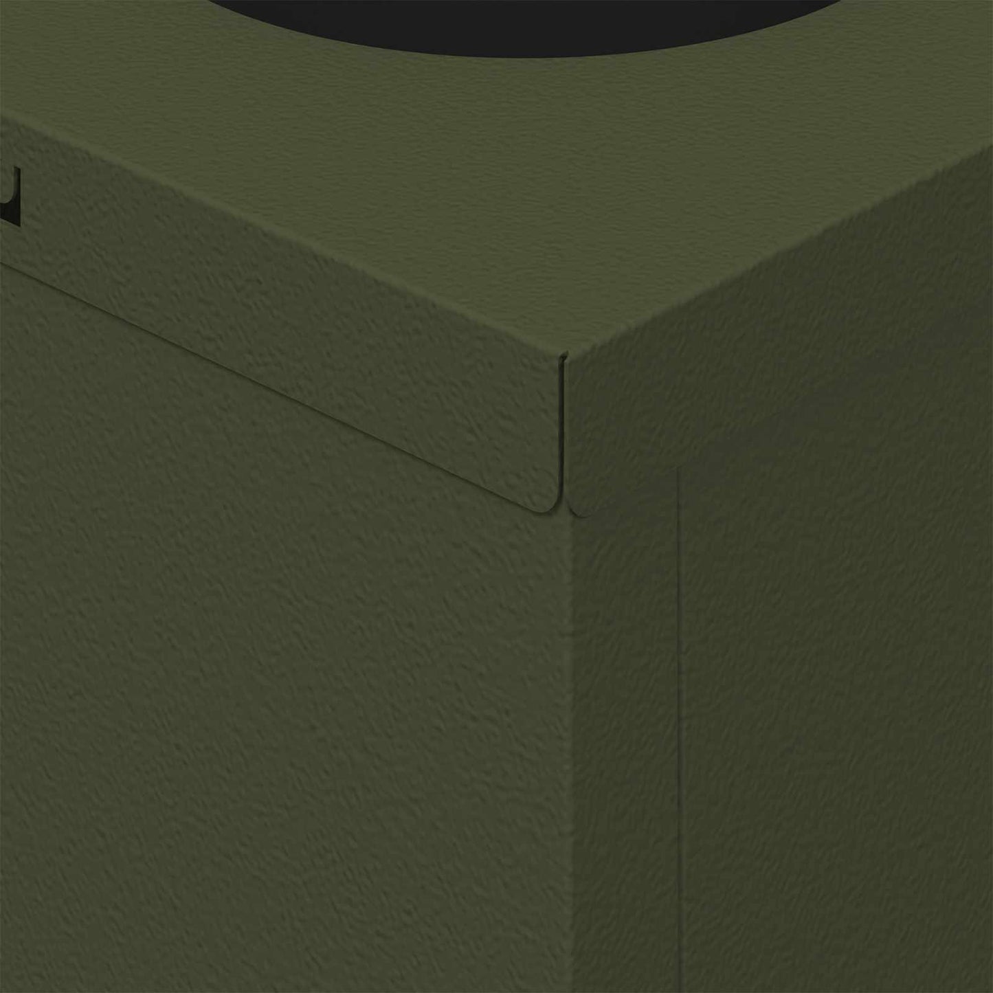 vidaXL Solar LED Pathway Light 2 pcs Olive Green Cold Rolled Steel