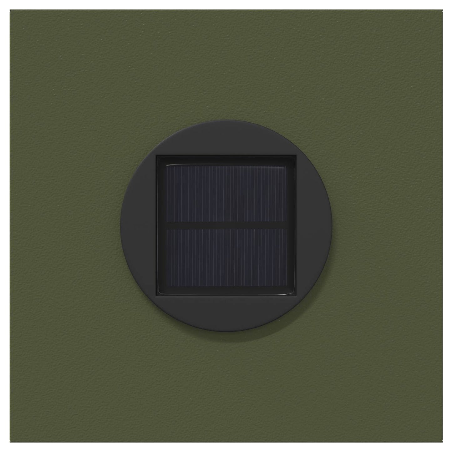 vidaXL Solar LED Pathway Light 2 pcs Olive Green Cold Rolled Steel