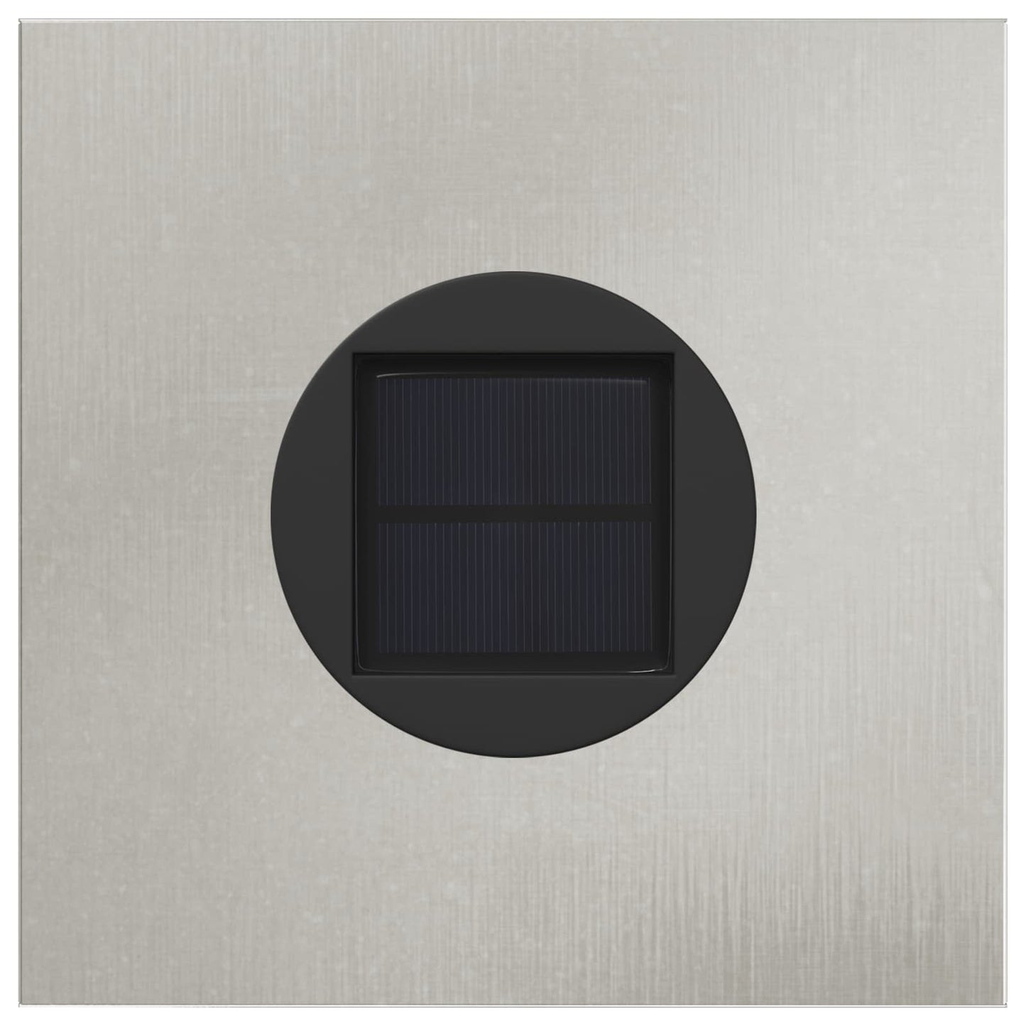 vidaXL Solar LED Pathway Light 2 pcs Silver Stainless Steel