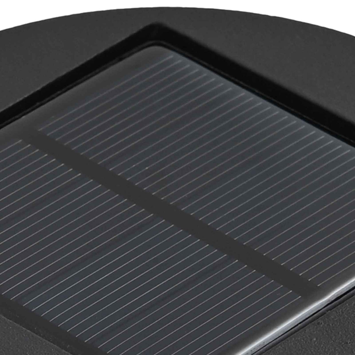 vidaXL Solar LED Pathway Light 2 pcs Black Cold Rolled Steel