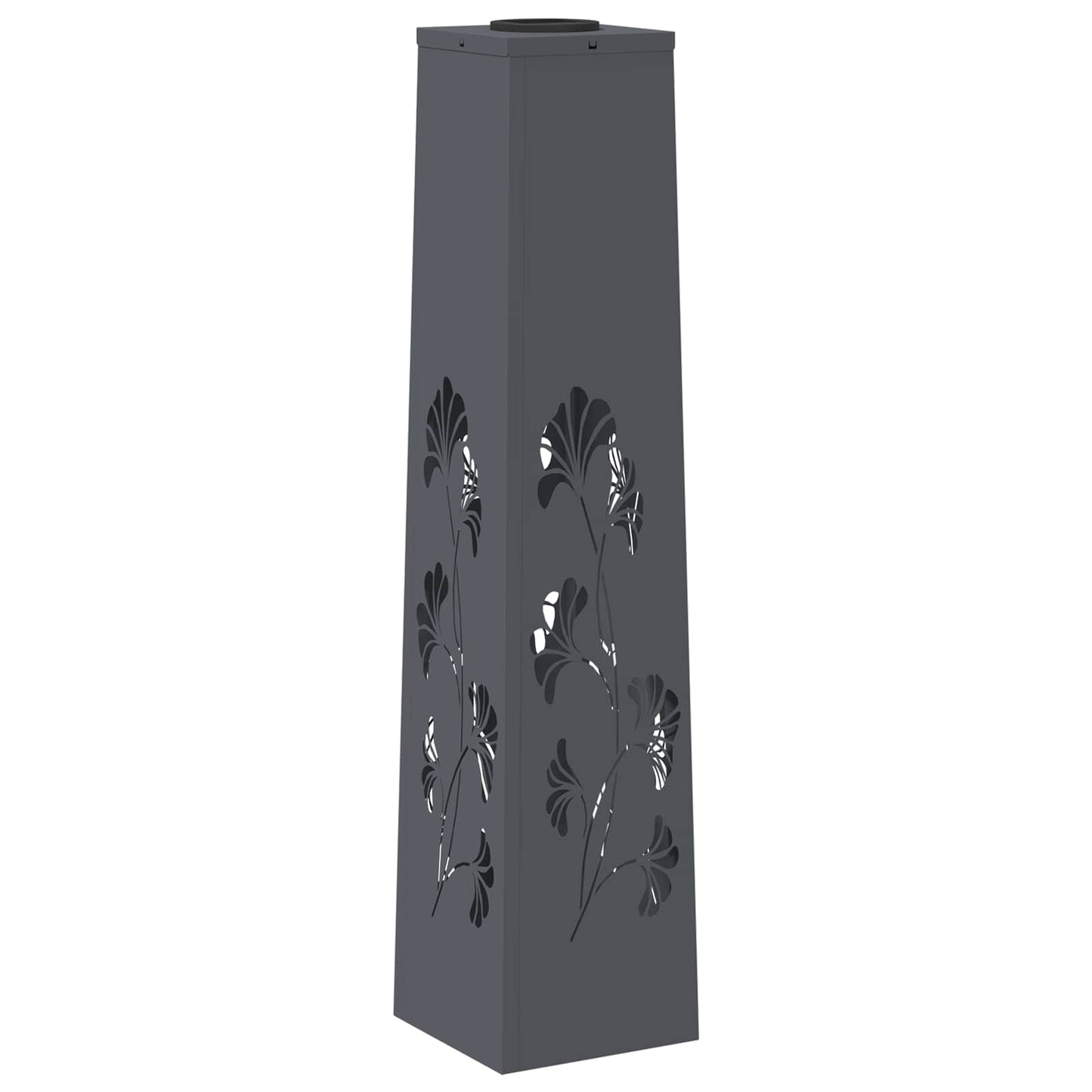 vidaXL Solar LED Pathway Light 2 pcs Anthracite Cold Rolled Steel