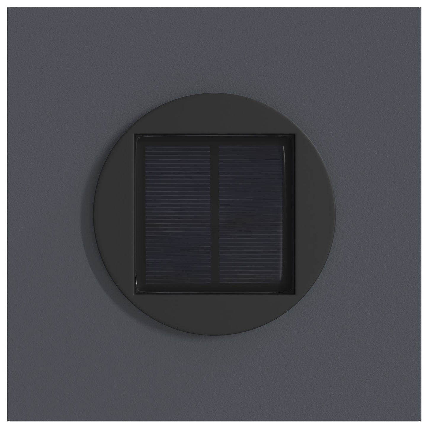 vidaXL Solar LED Pathway Light 2 pcs Anthracite Cold Rolled Steel